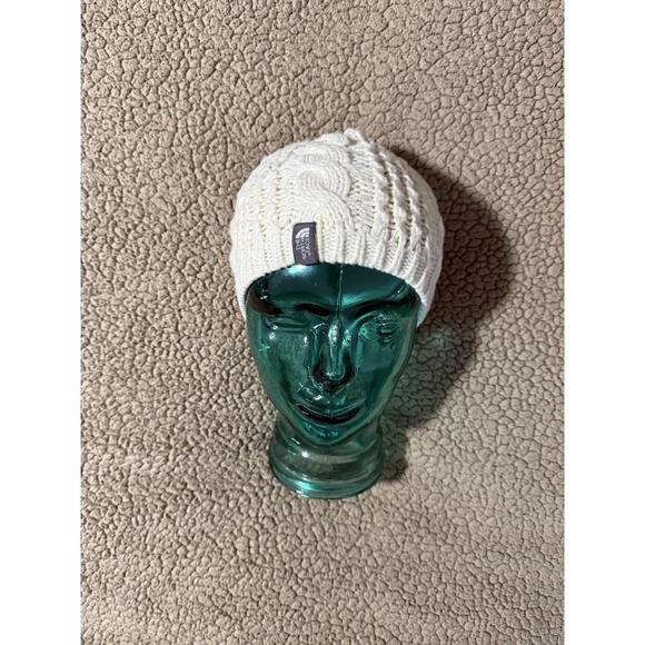 The North Face Accessories - Women's The North Face Fleece Lined Cream Knit Beanie - One Size